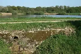 Très proche de la source du Lunain, sur la D 24 entre Courtoin et Égriselles-le-Bocage, au lieu-dit Le Batardeau, Yonne.