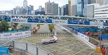 Circuit de Central Harbourfront, à Hong Kong, en 2016.