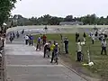 Une course de vélo en 2005.