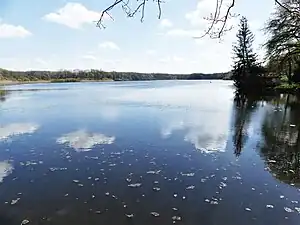 De gauche à droite, la rive orientale, la rive sud et la rive occidentale.