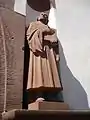 Statue de Luther sur le modèle de la statue en plâtre d'A. Marzolff.