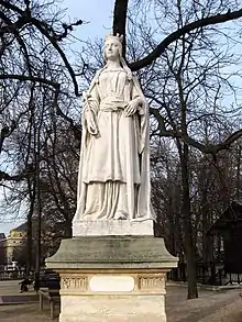 Statue à l'effigie (imaginaire) de Mathilde de Flandre.