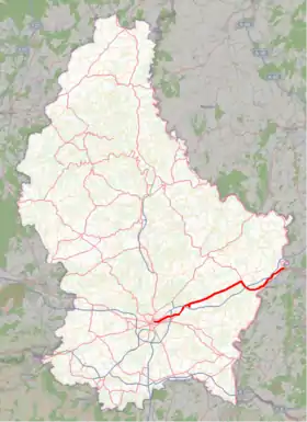 Image illustrative de l’article Route nationale 1 (Luxembourg)