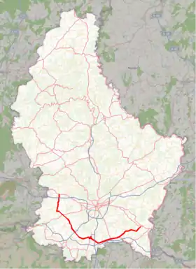 Image illustrative de l’article Route nationale 13 (Luxembourg)