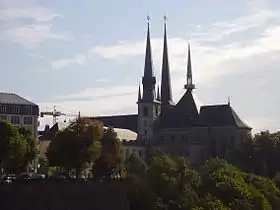 La cathédrale Notre-Dame, consolatrice des affligés, à Luxembourg