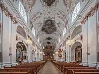 Intérieur de l'église des Jésuites de Lucerne