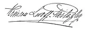 signature de Vilma Lwoff-Parlaghy