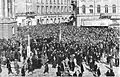 Manifestation contre le nazisme devant le théâtre de Lviv (1933)