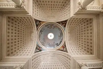 Voûte de la chapelle du couvent de la Reine, Versailles.