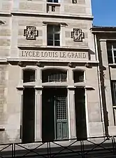 No 4 : façade latérale sud du lycée Louis-le-Grand.