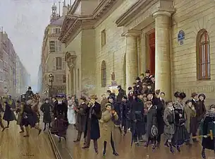 La Sortie du lycée Condorcet de Jean Béraud (vers 1903).