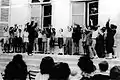 Chorale en novembre 1946 devant les autorités académiques et les parents (dir. Louis Astre).