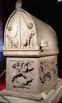 Sarcophage lycien. Nécropole de Sidon.