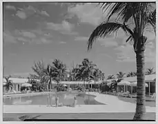 La piscine du Lyford Cay Club.