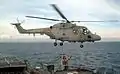 Un Lynx décollant de l'Ouragan