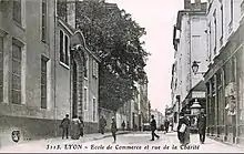 Lyon - École de Commerce et Rue de la Charité