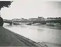 Le pont détruit en 1944.