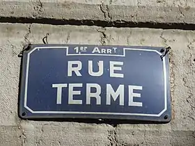 Voir la plaque.