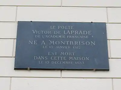 Plaque commémorative