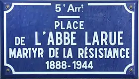 Voir la plaque.