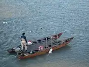 Barge sur le Rhône