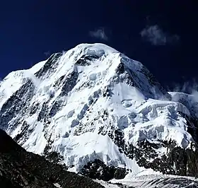 Vue de la face nord du Liskamm.