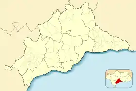 Voir sur la carte administrative de province de Malaga