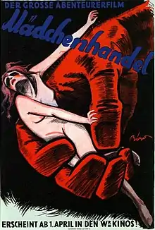 Affiche du film Mädchenhandel, Vienne, 1927.