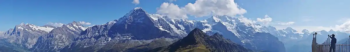 Panorama depuis le sommet du Männlichen.