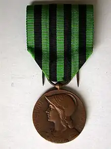 Médaille commémorative de la guerre 1870-1871 (1911), avers.