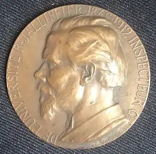 Régis Jalliffier (1914), médaille.