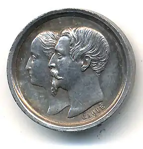 Médaille du baptême du prince impérial, 1856.