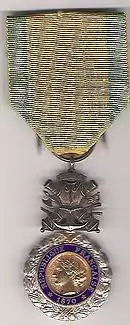 Médaille militaire du Sgt/chef Jean Rémy.