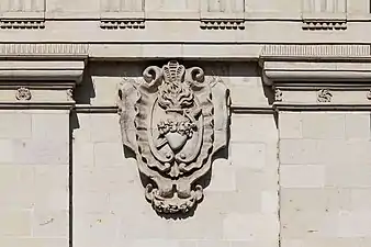 Médaillon du cœur de Marie.