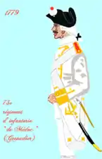 régiment de Médoc de 1779 à 1791