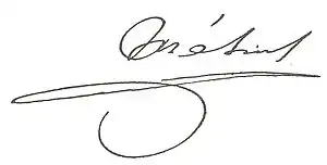 Signature d'Étienne-Nicolas Méhul