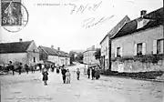 Les rues du village vers 1908.