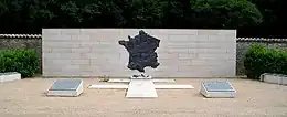 Le mémorial des parachutistes français libres du Special Air Service.