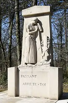 Mémorial en forêt de Retz dans l'Aisne