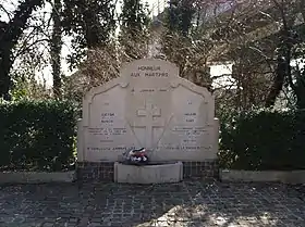 Le mémorial Hélène-et-Victor-Basch.