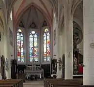 Église Saint-Maurice, l'intérieur.