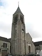 Le clocher de l'église.