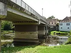 La rivière Anglin en 2011.