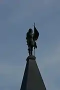 Méry-sur-Seine, statue de Jeanne d'Arc.