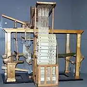 Maquette de la machine de Jacquard.