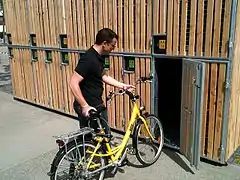 Un Métrovélo à Grenoble.