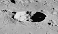Vue oblique d'Apollo 16, face au nord.