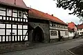 Entrée de l'église de Mühlberg