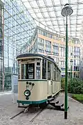 Un tram de Münster au musée de la ville.