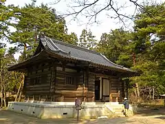 le Kaisan-dō, dans l'enceinte du Mōtsū-ji.